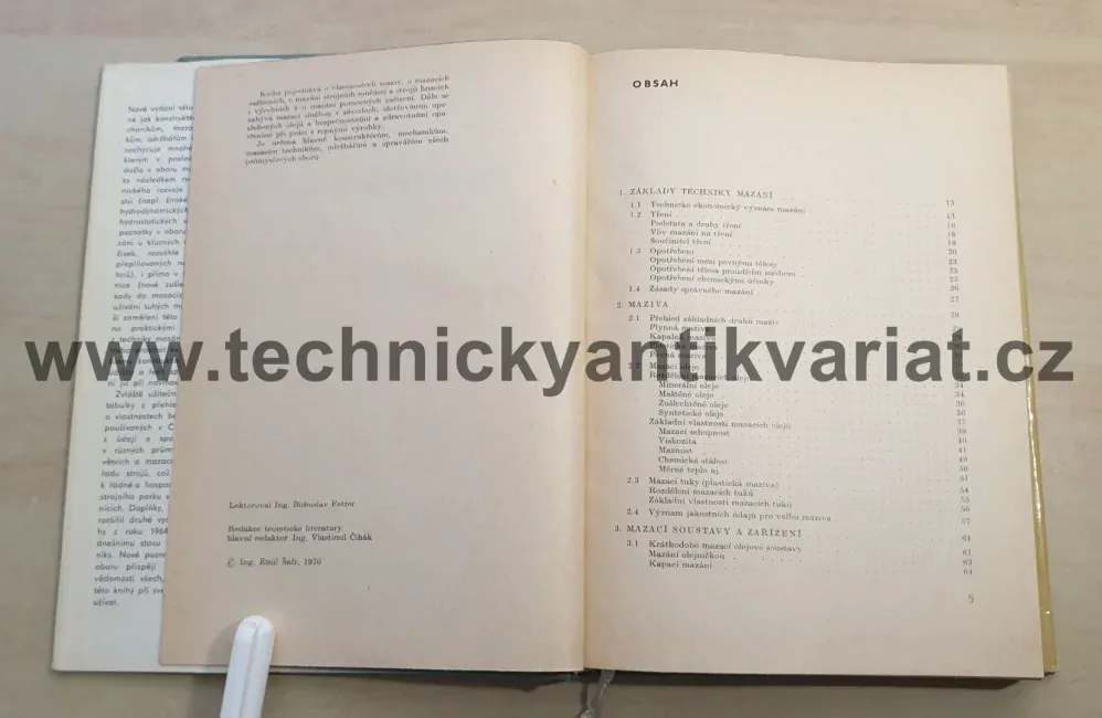 Technika mazaní - E. Šafr (1970)