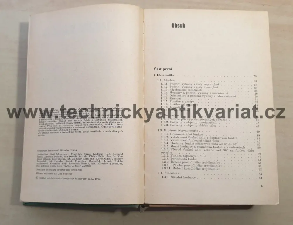 Textilní příručka (1965)