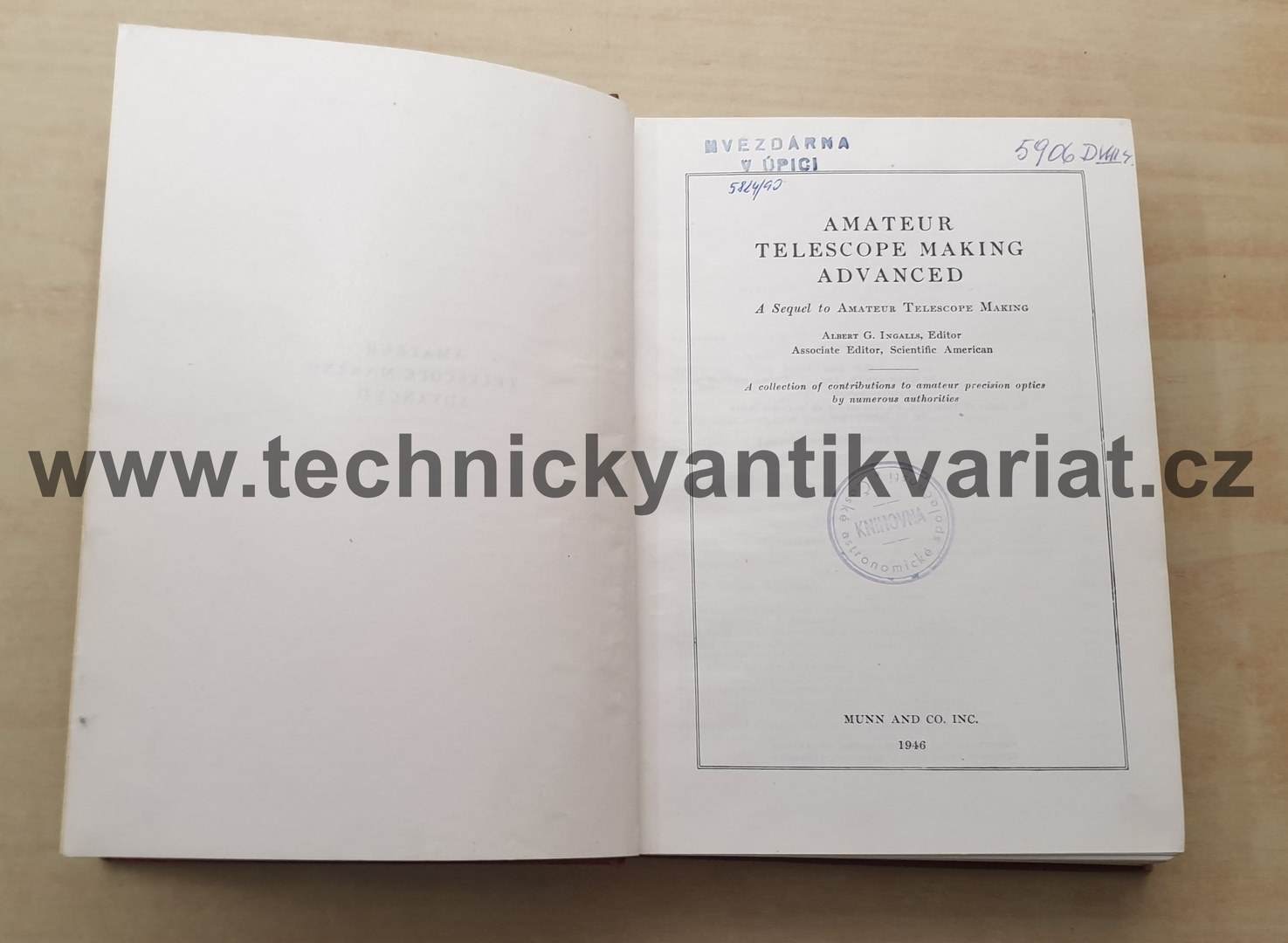 Amateur telescope making advanced (1946)