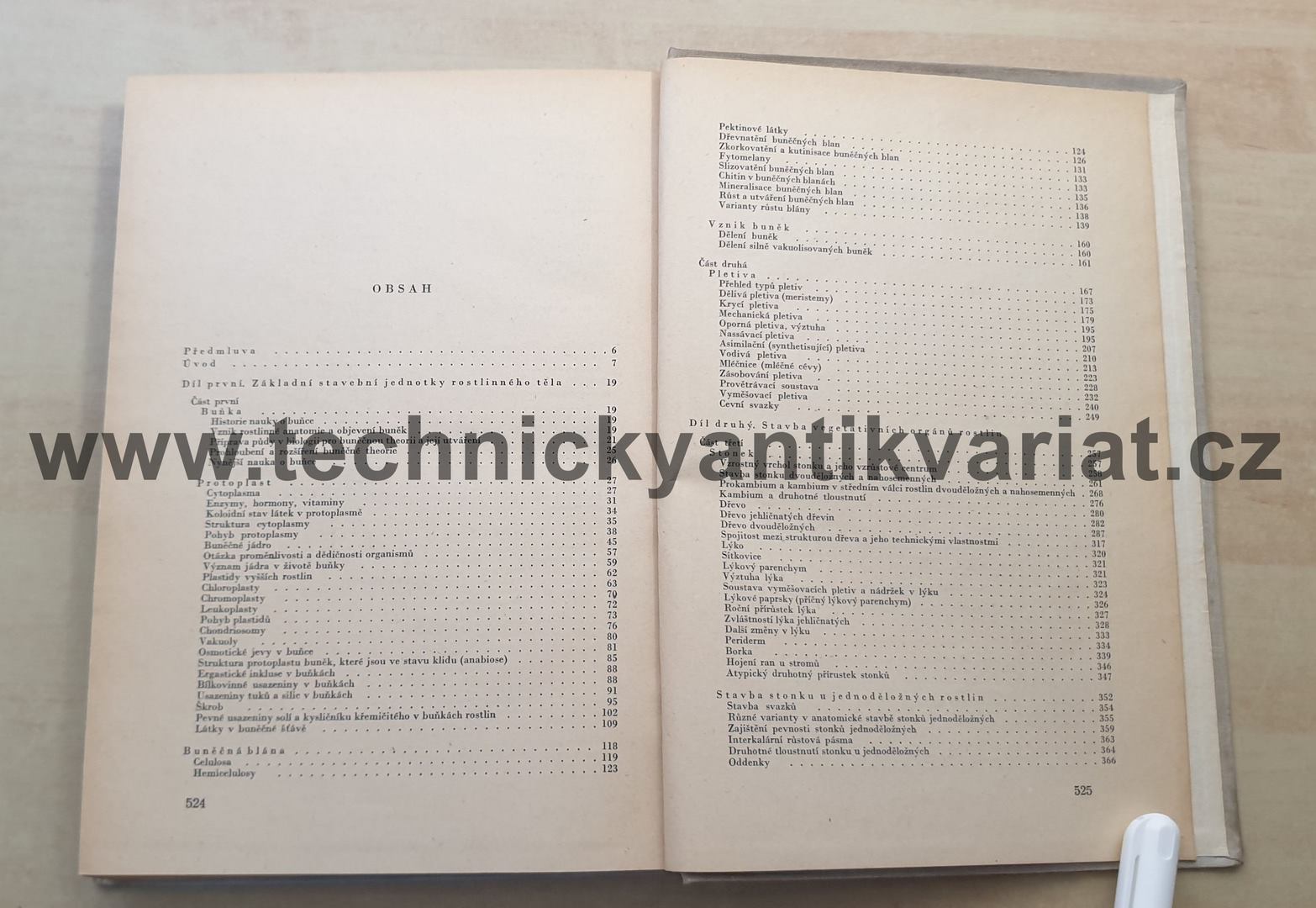 Anatomie rostlin - V.F. Razdorskij (1954)