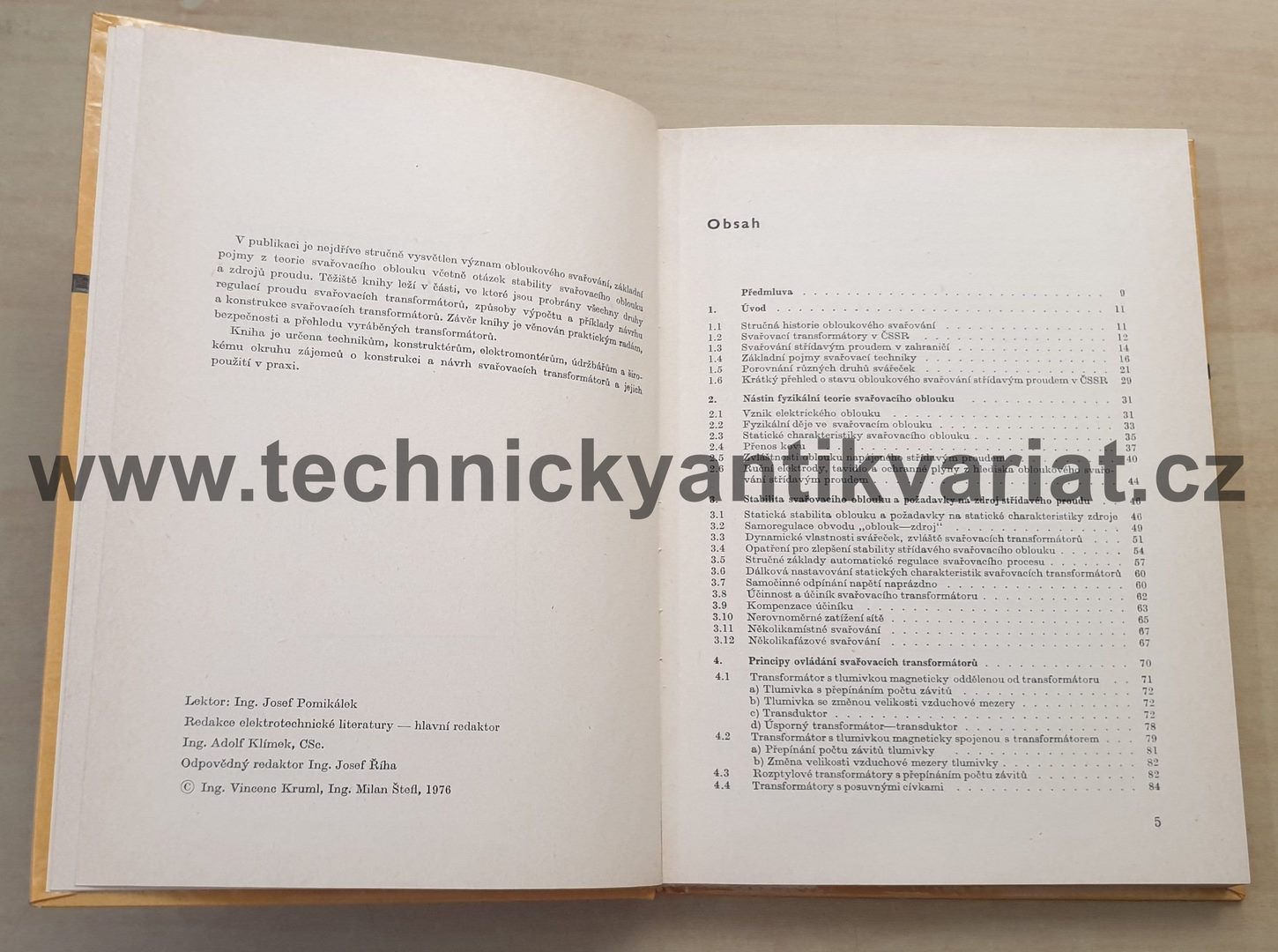 Transformátory pro obloukové svařování - Kruml, Štefl (1979)