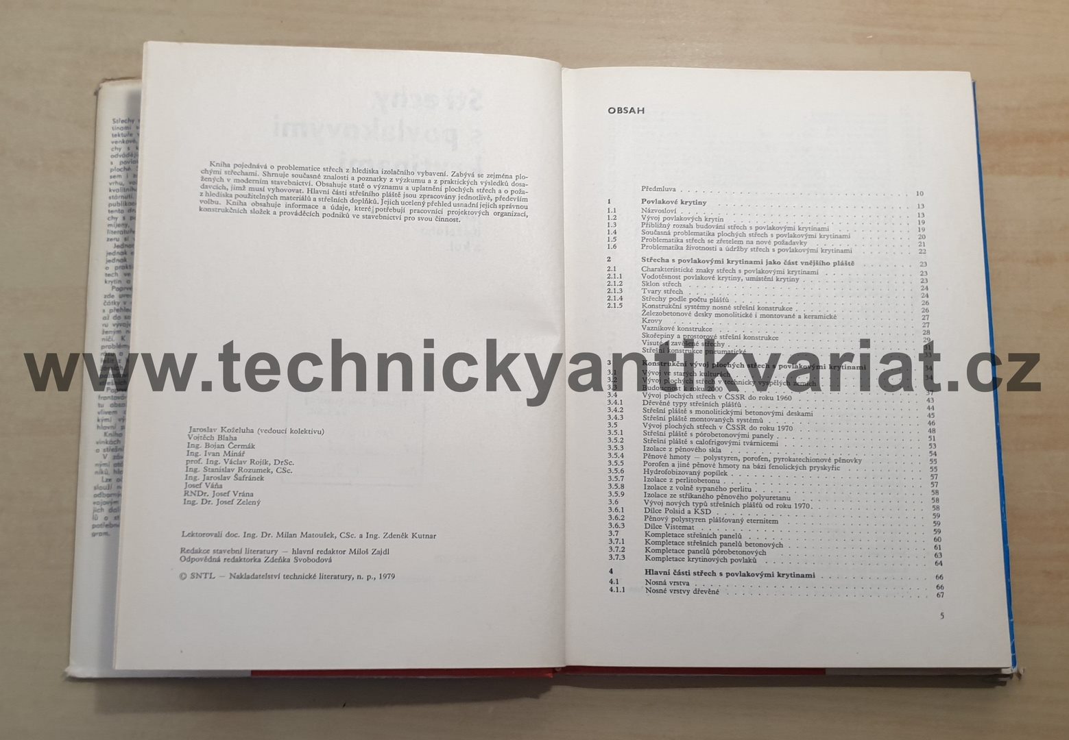 Střechy s povlakovými krytinami - Koželucha (1979)