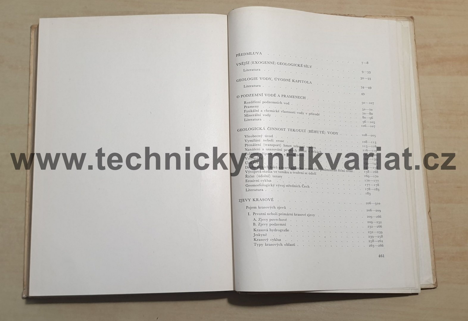 Všeobecná geologie III. vnější geologické síly, zemský povrch, geolog. činnost vody - Radim Ketter (1954)