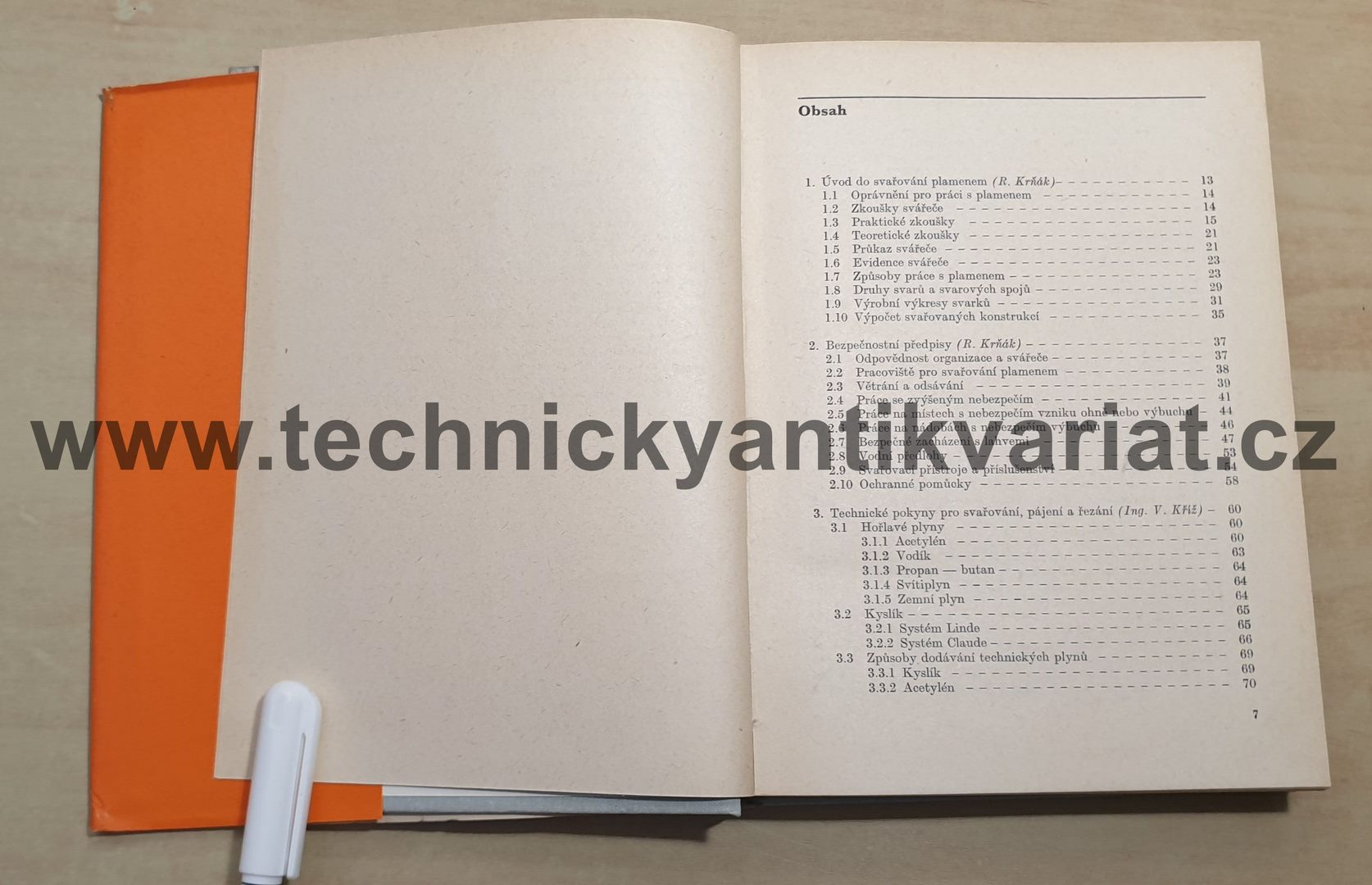 Kvalifikační příručka svářeče plamenem a paliče - Krňák, Kříž, Jonáš (1977)