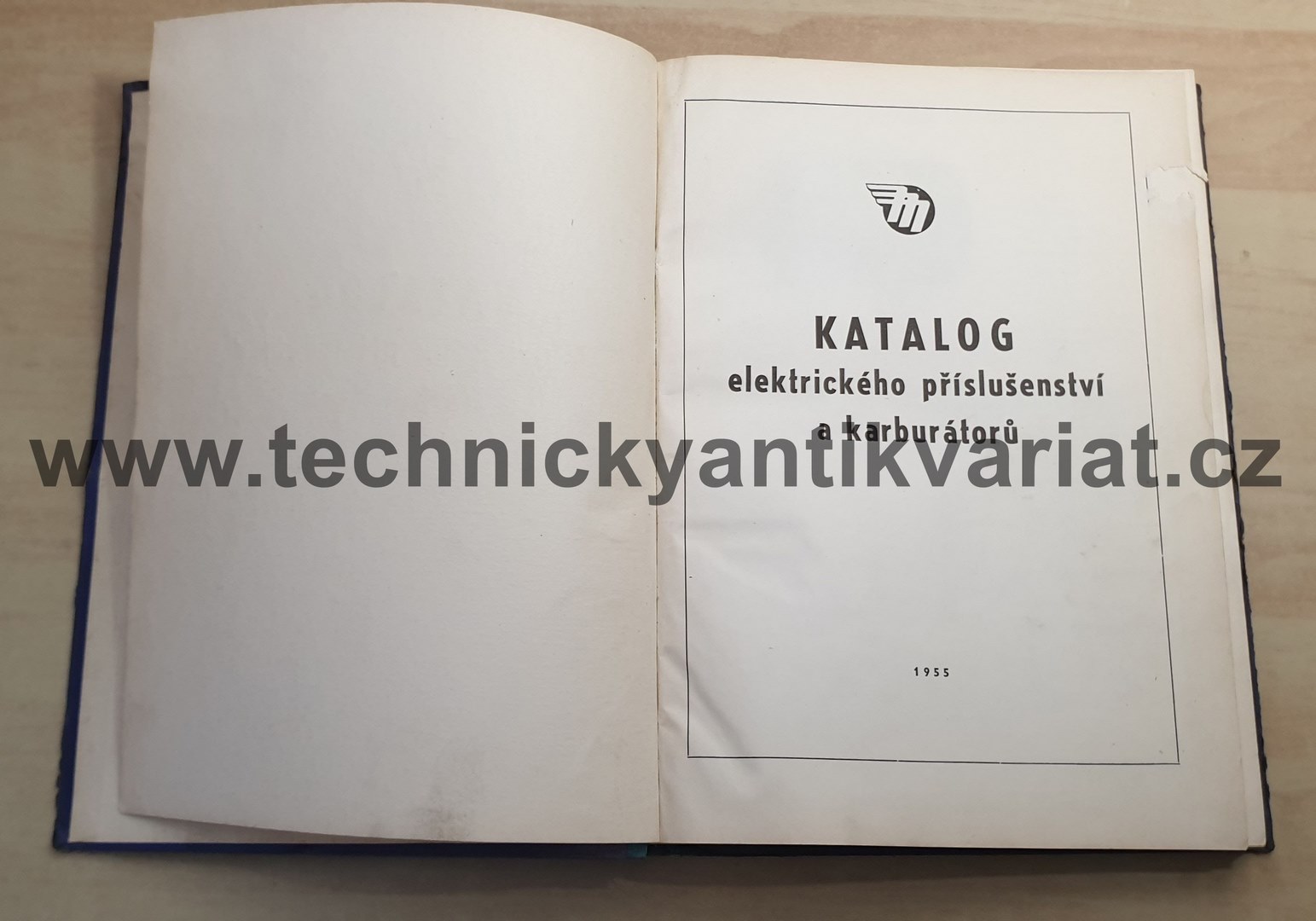 Katalog elektrického příslušenství a karburátorů pro motorová vozidla (1955)