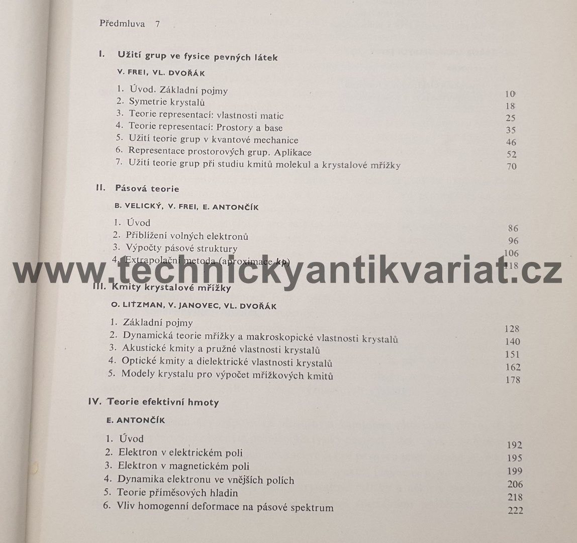 Teorie pevných látek (1965)