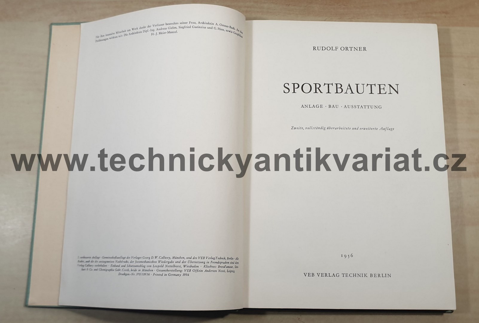 Sportbauten - Rudolf Ortner (1956)