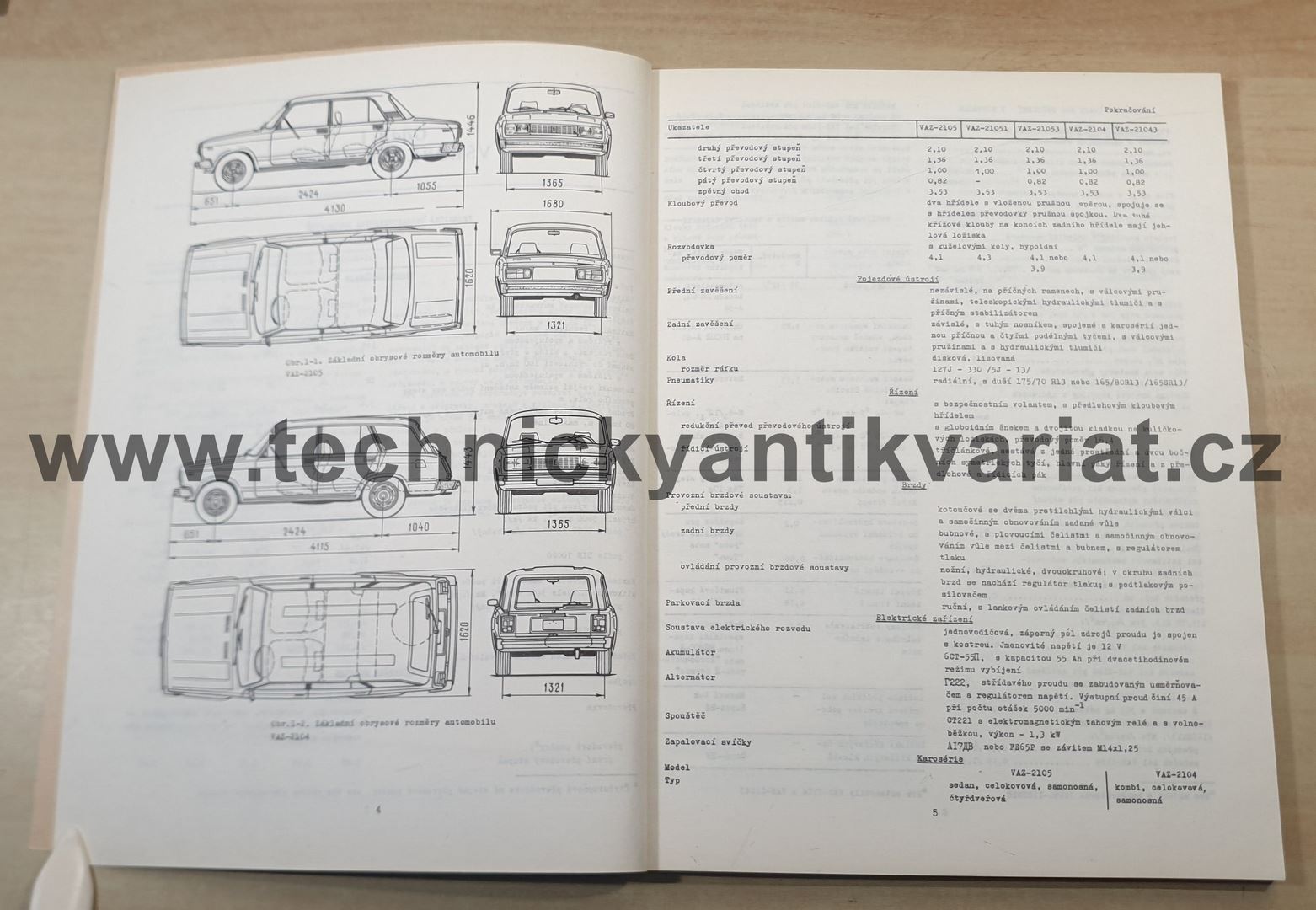 VAZ 2105, 21051, 21053, 2104, 21043 - návod k opravám