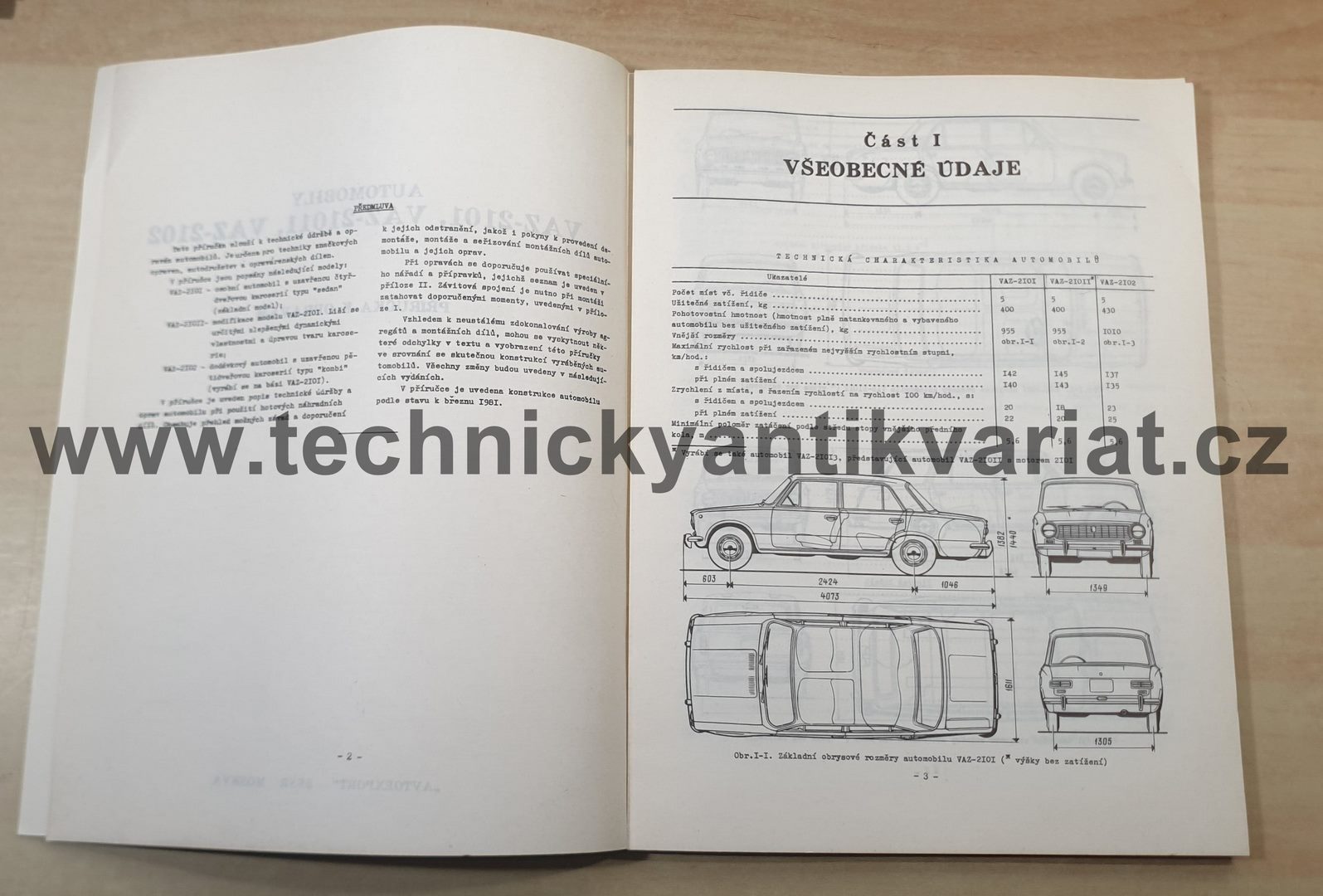 VAZ 2101, 2102, 21011 - příručka k opravám