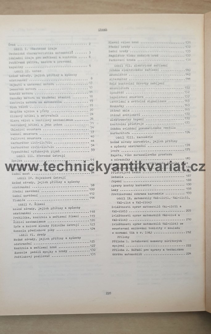 VAZ 2105, 21051, 21053, 2104, 21043 - návod k opravám