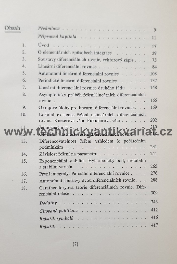 Obyčejné diferenciální rovnice - Jaroslav Kurzweil (1978)