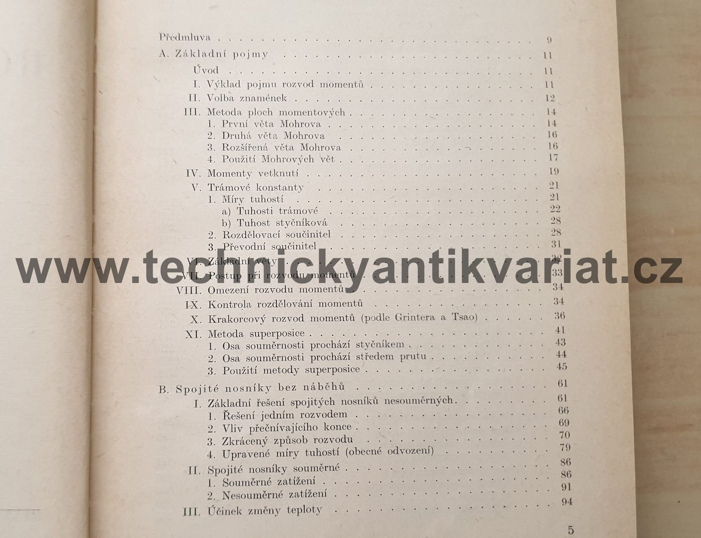 Rozvod momentů, crossova metoda - Jaromír Kazda (1959)