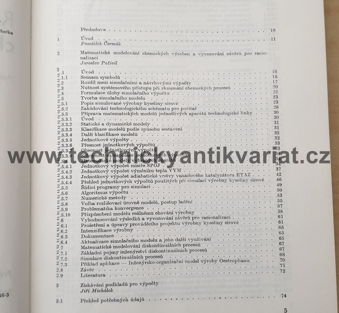 Racionalizace chemických výrob - Čermák, Michálek, Poživil (1989)