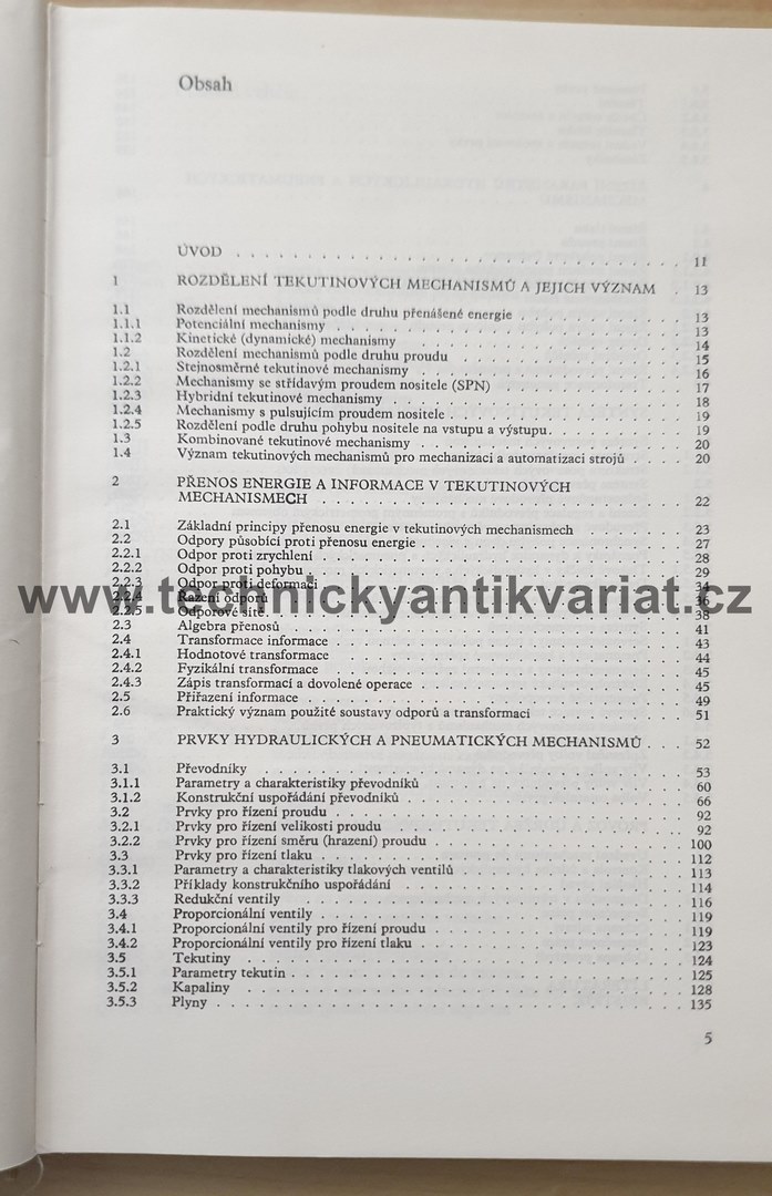 Hydraulické a pneumatické mechanismy - Prokeš, Vostrovský (1988)