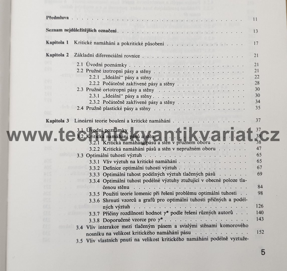 Navrhování pásů a stěn ocelových konstrukcí z hlediska stability - Miroslav Škaloud (1988)