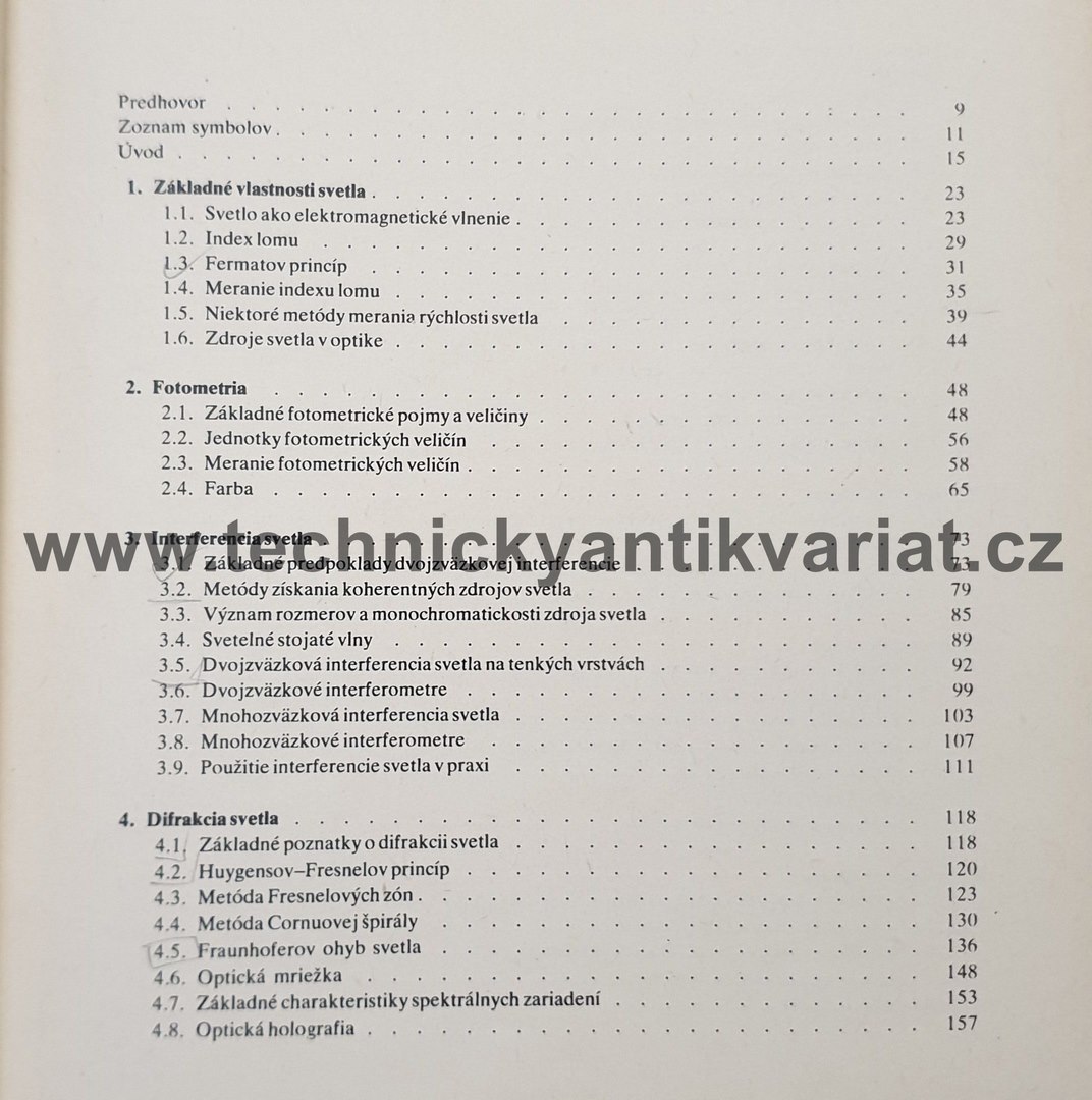 Všeobecná fyzika 3 optika - Anton Štrba (1979)
