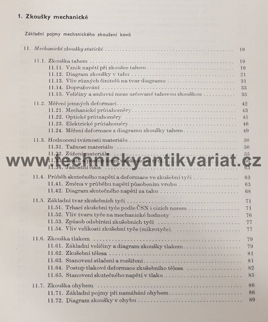 Nauka o materiálu II. svazek 1. - František Píšek (1959)