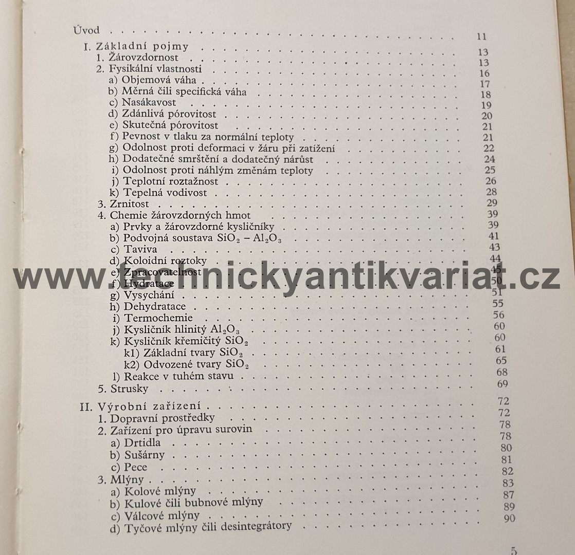 Výroba žárovzdorného zboží - Josef Vejvoda (1957)