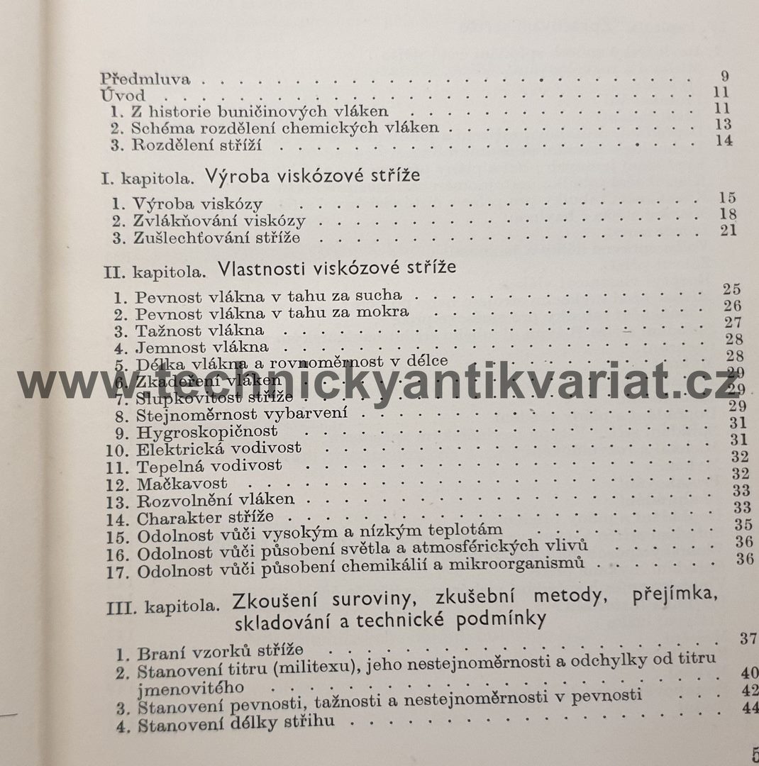 Viskozová stříž v prádelnách - Stanislav Vydra (1963)