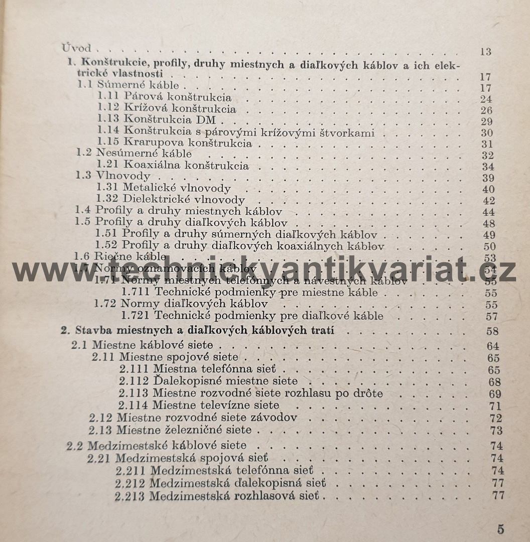Montáž telefonich káblov - L.Zeman (1962)