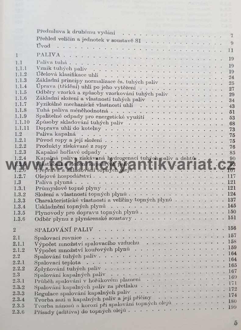 Spalování paliv a hořlavých odpadů v ohništích průmyslových kotlů - M. Rybín (1985)