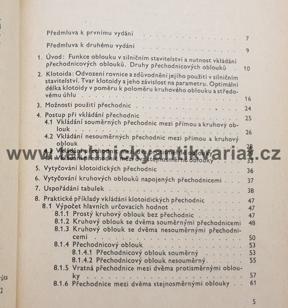 Vytyčovací tabulky - A. Kutnohorský (1972)