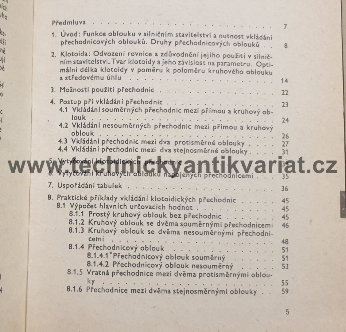 Vytyčovací tabulky - A. Kutnohorský (1972)