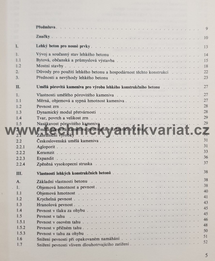 Konstrukční lehký beton - Z.Šmerda, B.Vítek (1976)