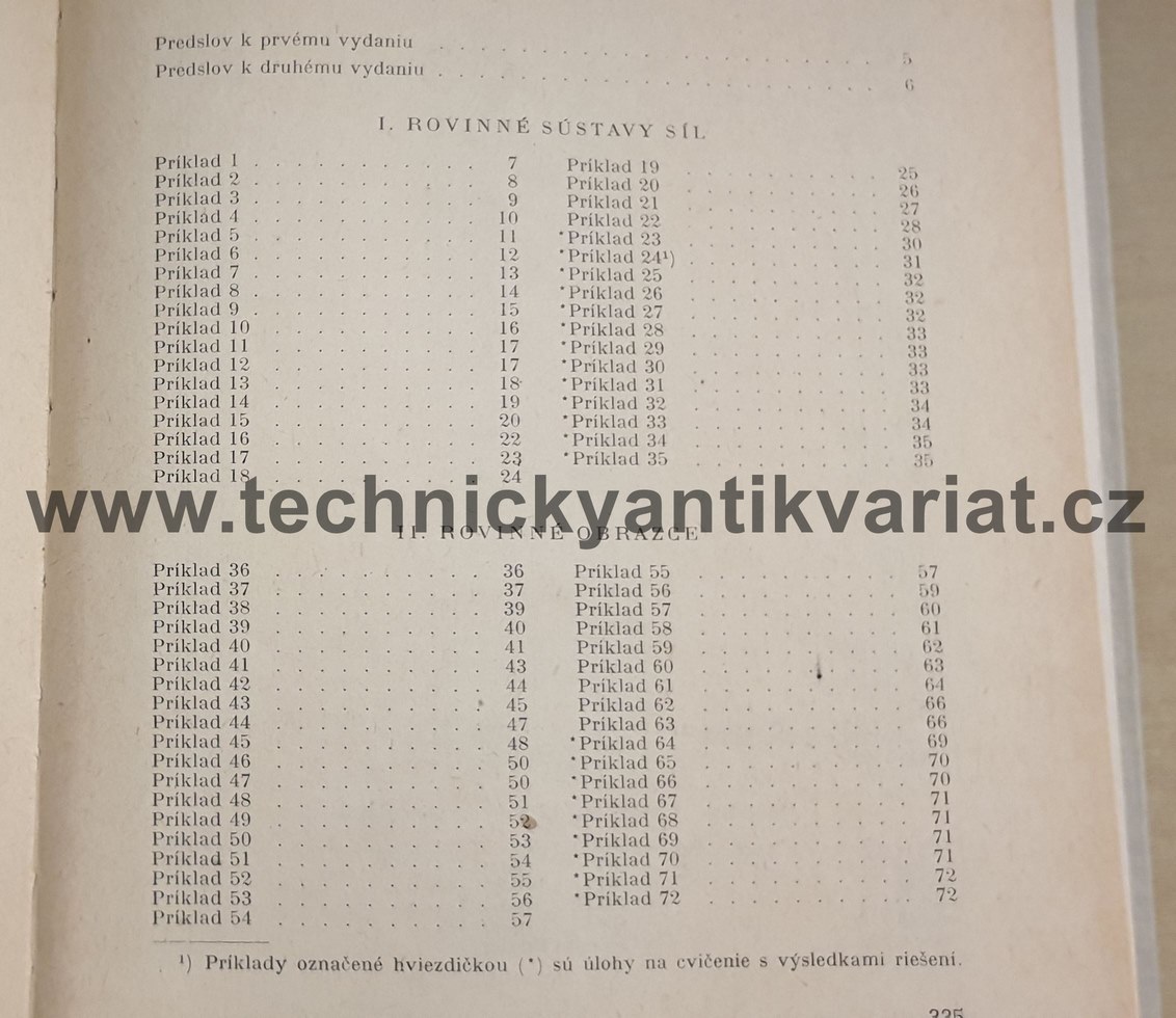 Statika v příkladocah - V. Balažovjech (1962)