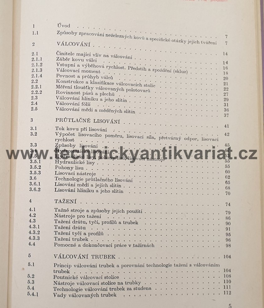 Tváření neželezných kovů - Jozef Klofáč (1982)