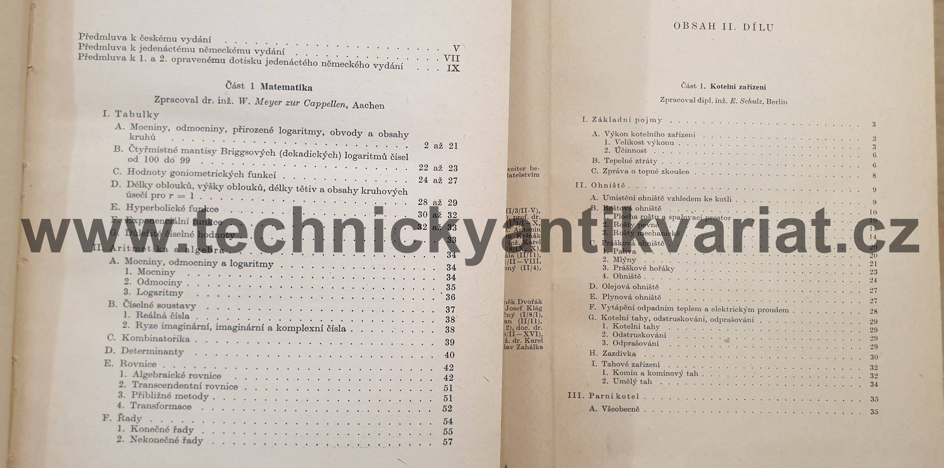 Inženýrská příručka pro stavbu strojů I.,II. - Dubbel (1961)