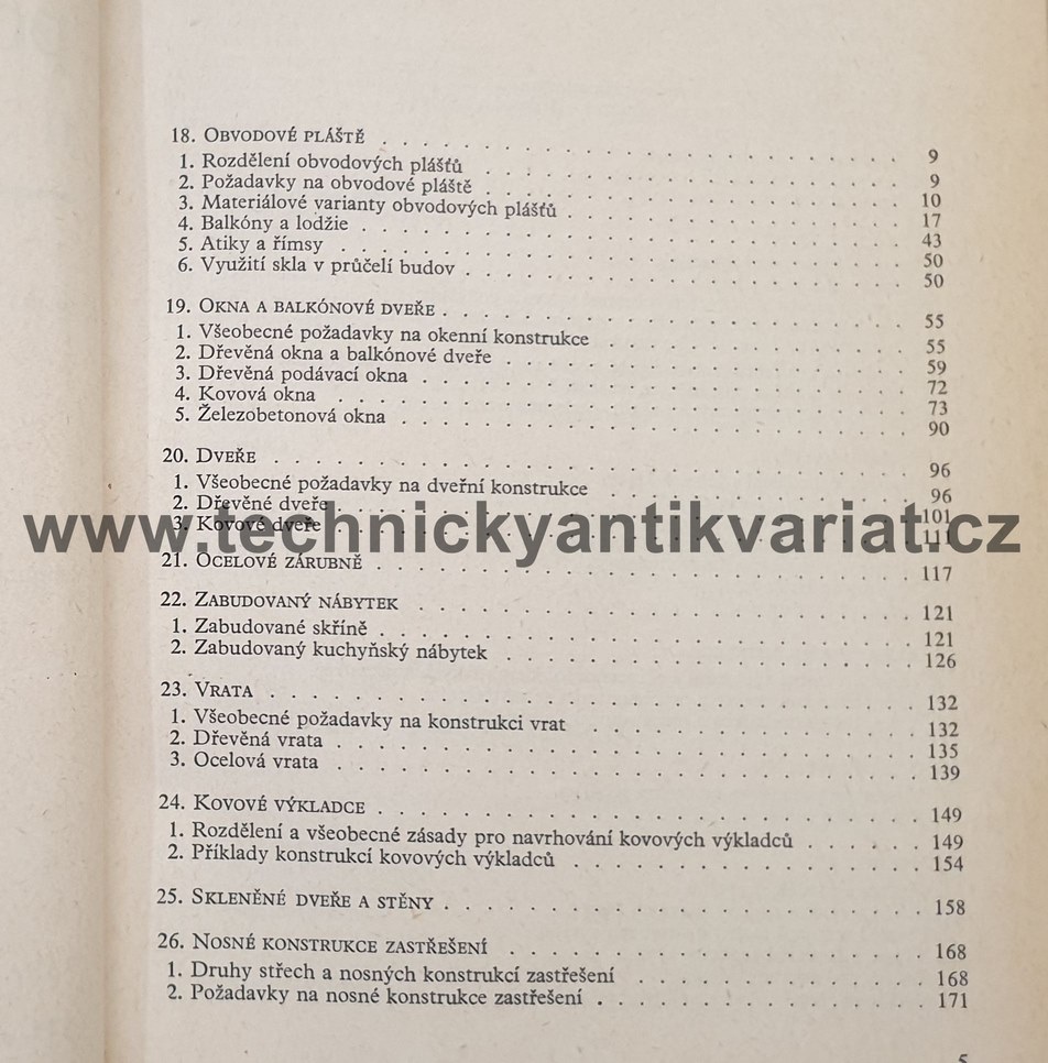 Konstrukce pozemních staveb II. (1971)