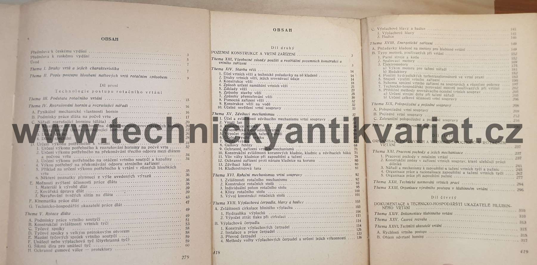 Hlubinné vrtání na naftu - N.I. Šacov (1952,1953)