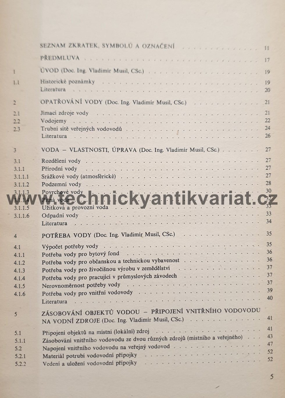 Technická zařízení budov I. vodovody - Musil, Ondrušek, Neval (1987)