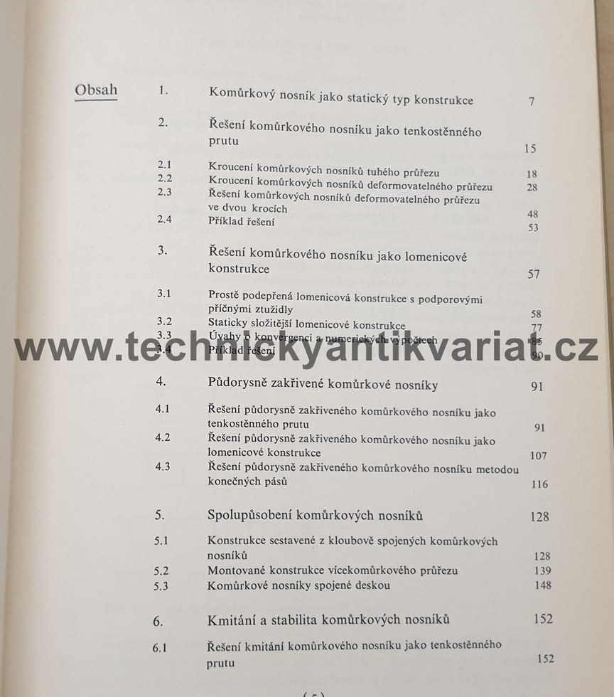 Teorie výpočtů komůrkových nosníků - Vladimír Křistek (1974)