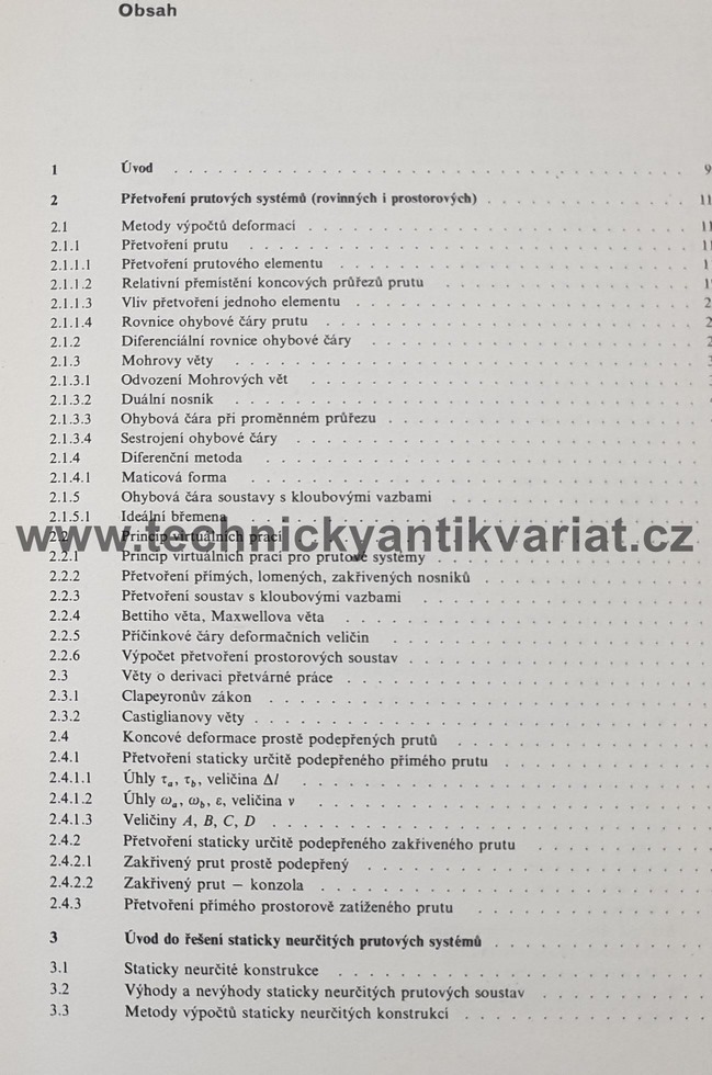 Statika stavebních konstrukcí II. - Chobot, Benda, Hájek, Novotný (1983)