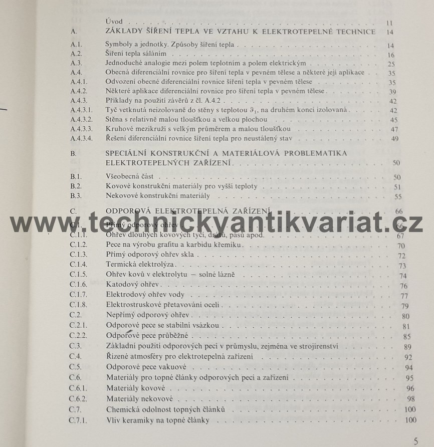 Elektrotepelná technika - Josef Rada (1985)