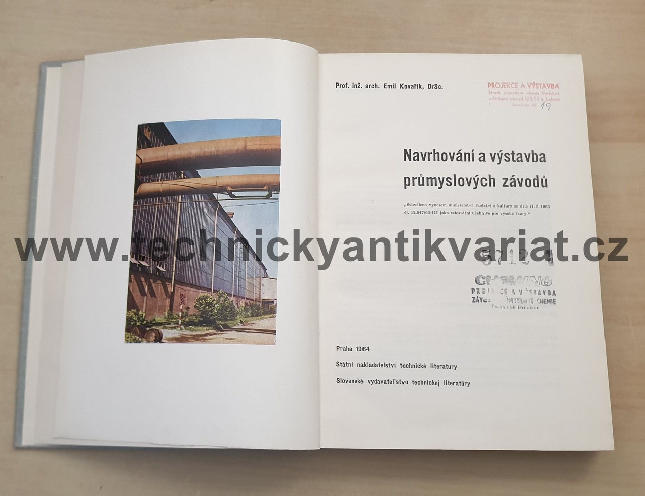Navrhování a výstavba průmyslových závodů - Emil Kovařík (1964)