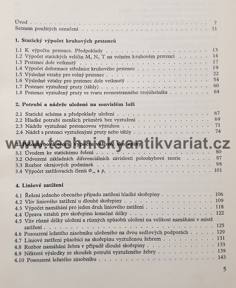 Výpočet válcových tenkostěnných kovových nádob a potrubí - Vlastimil Křupka (1967)
