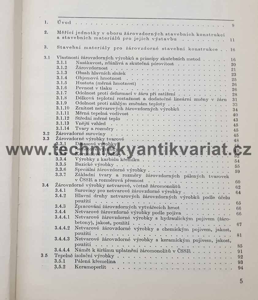 Žárovzdorné stavební konstrukce - E.Viktora (1980)