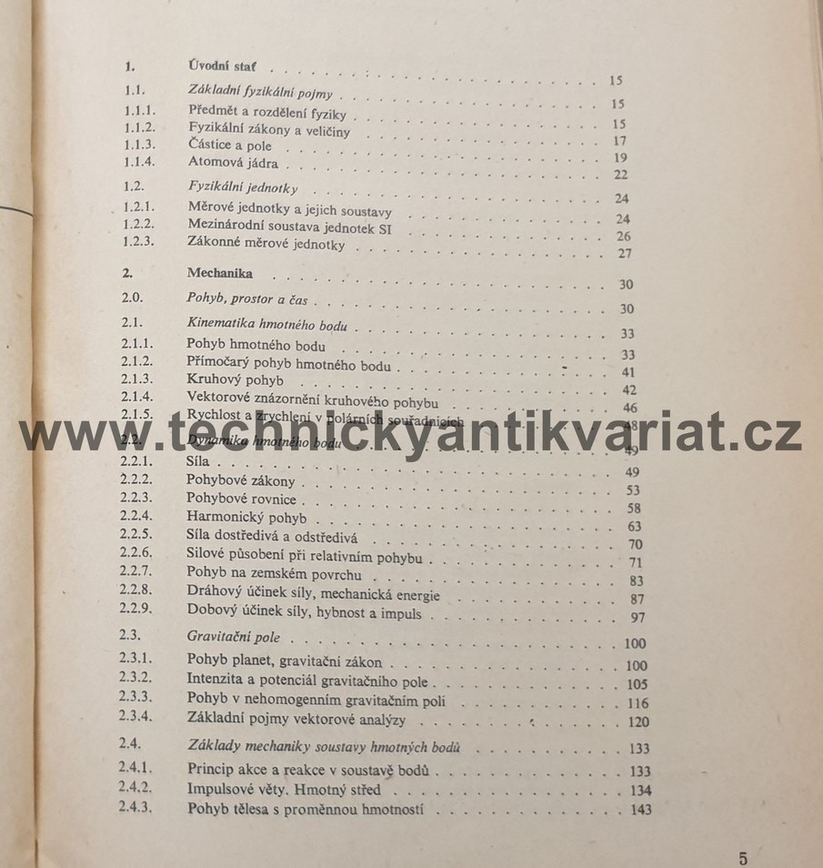Fyzika - Příručka pro vysoké školy technického směru - Horák, Krupka (1981)