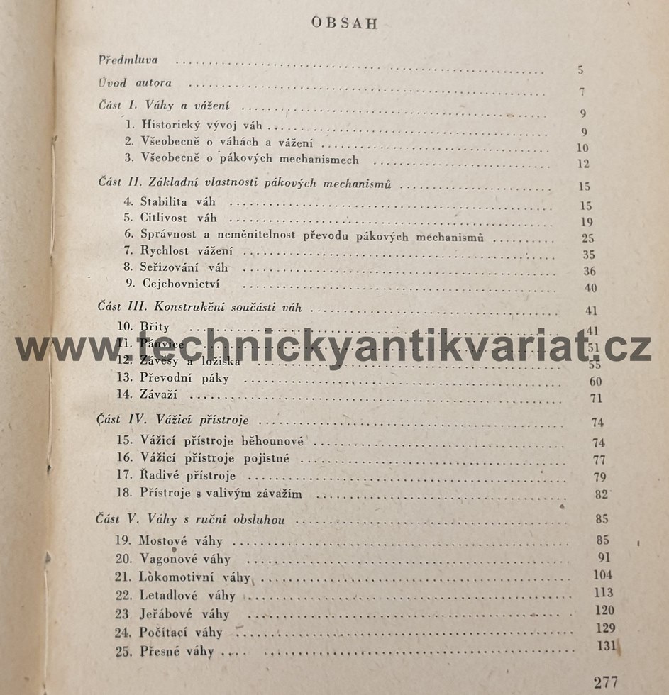 Váhy - Karel Pecold (1956)