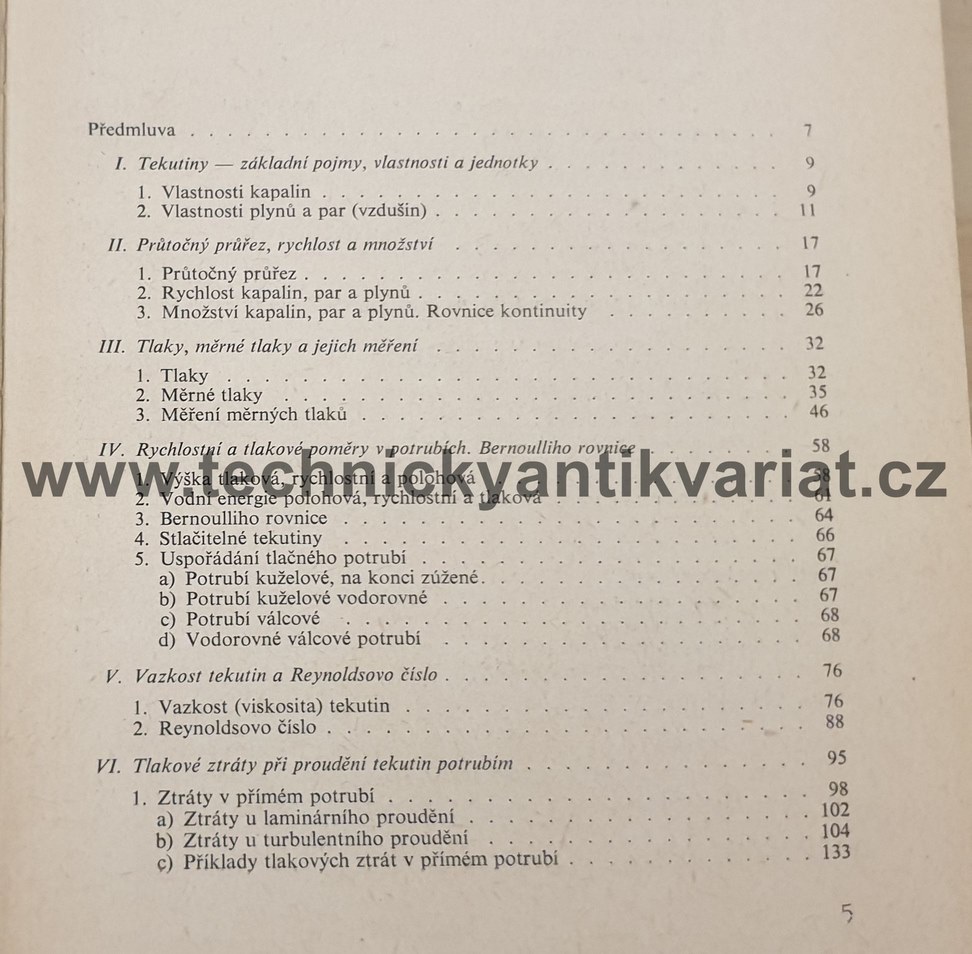 Proudění tekutin potrubím a kanály - Arnold Procházka (1962)