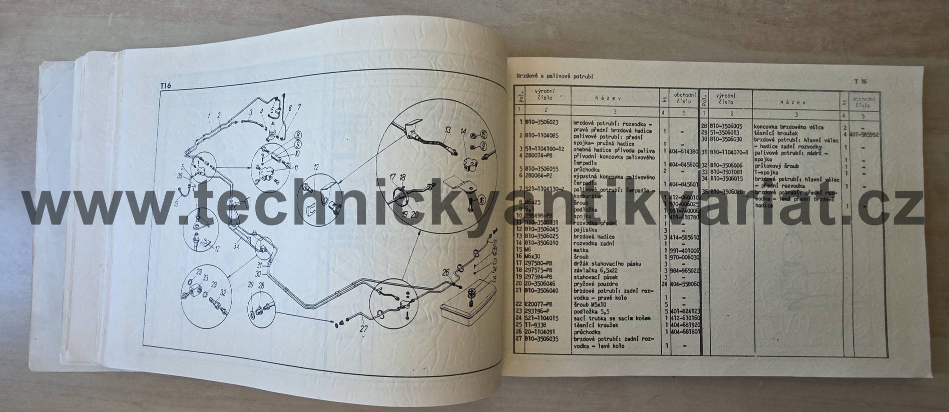 FSO Warszawa 223, 223 kombi - Katalog náhradních dílů (1970)