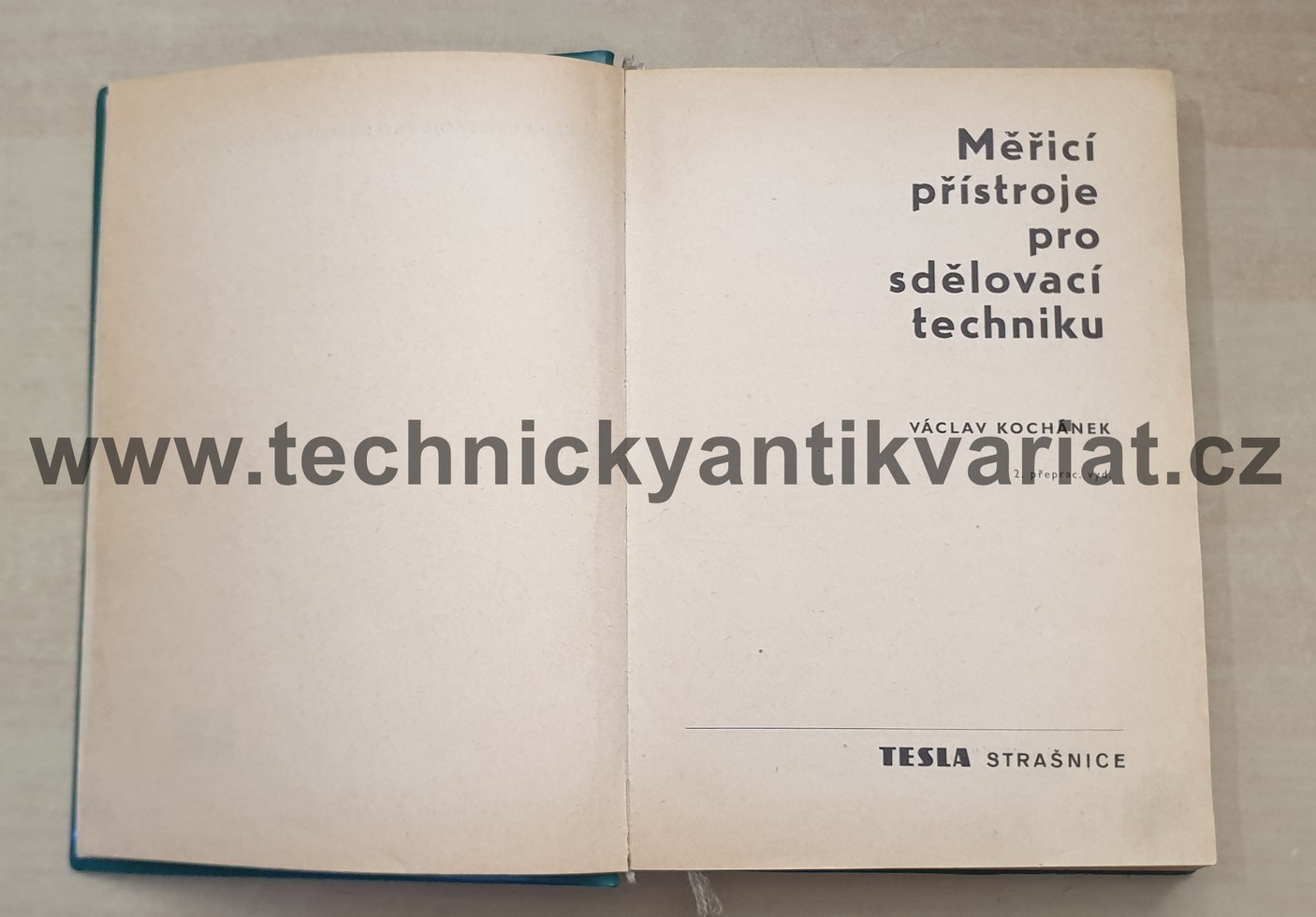 Měřící přístroje pro sdělovací techniku - V. Kochánek (1971)