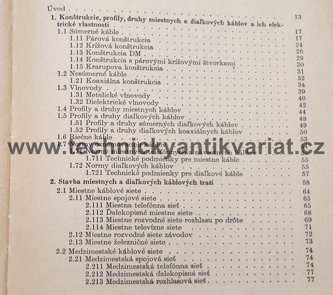 Montáž telefonich káblov - L.Zeman (1962)