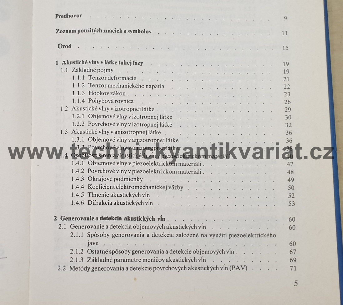 Akusto elektronika - M. Neveselý (1986)