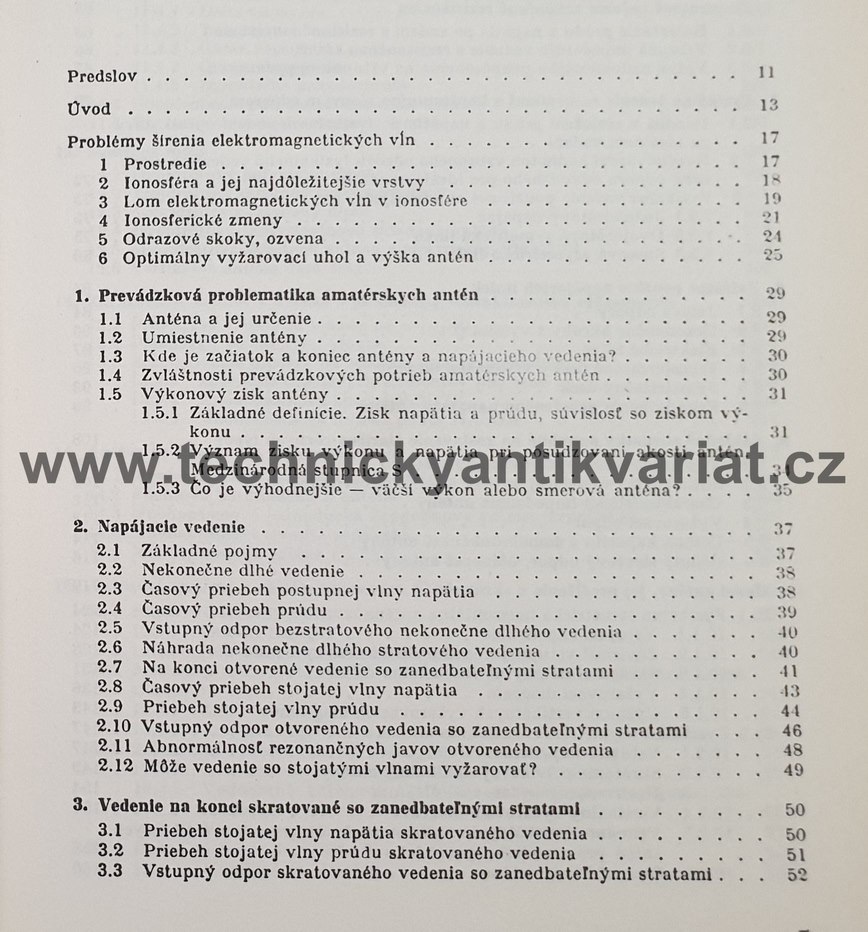 Amatérske krátkovlnové antény - I.Ikrényi (1972)