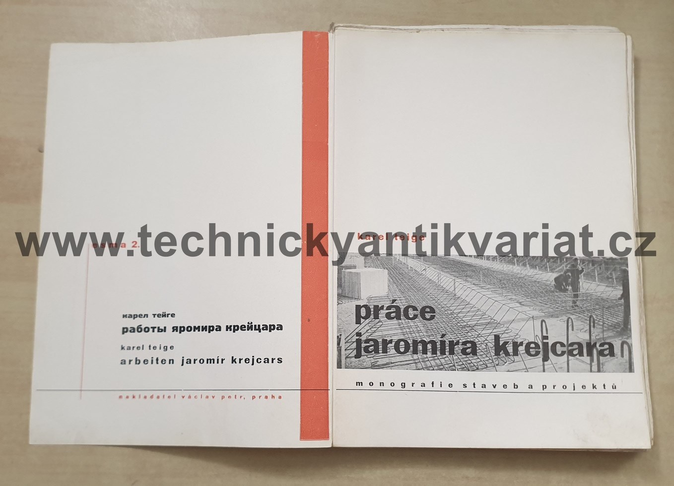 Práce Jaromíra Krejcara - esma 2 - Karel Teigl (1933) 