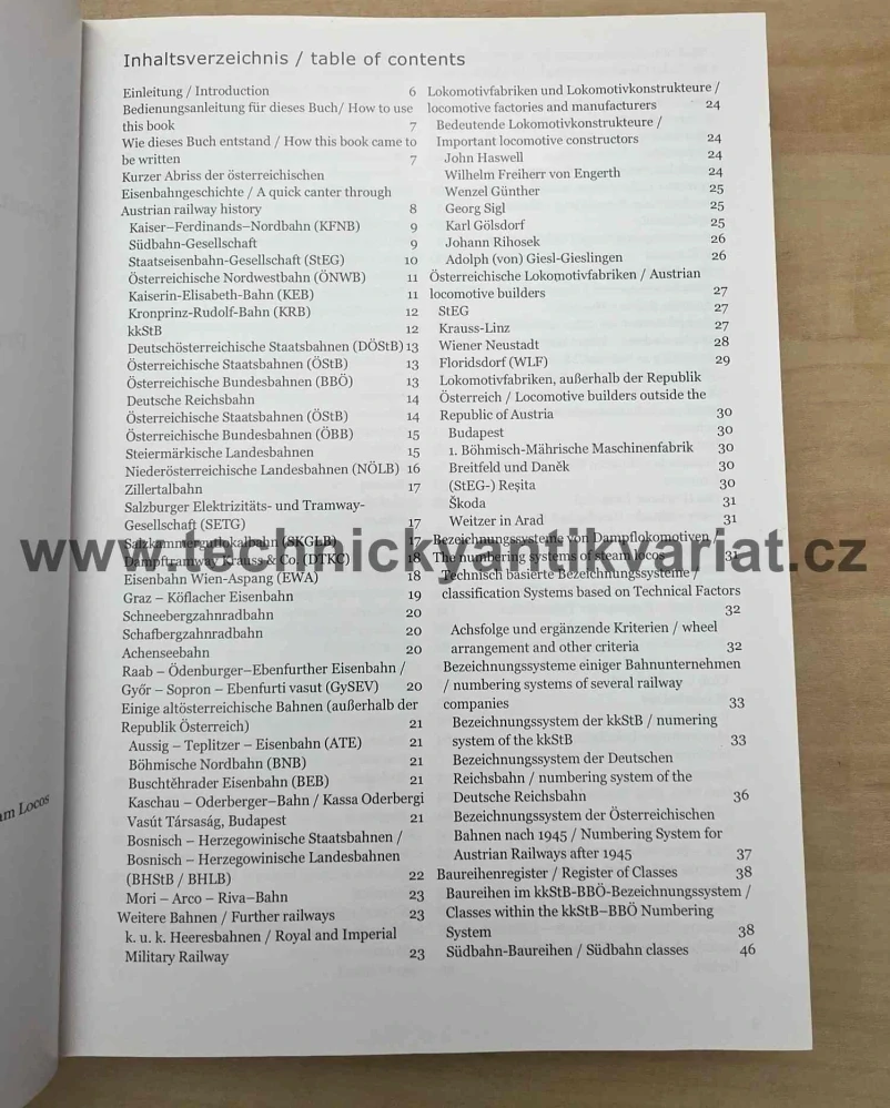Erhaltene Dampflokomotiven in und aus Österreich“ (Preserved Austrian Steam Locos) - Dieter Zoubek (2004)